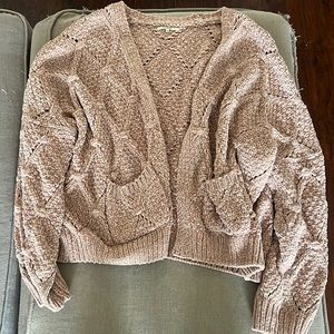 Tularosa Pink Chunky Cardigan, size XS